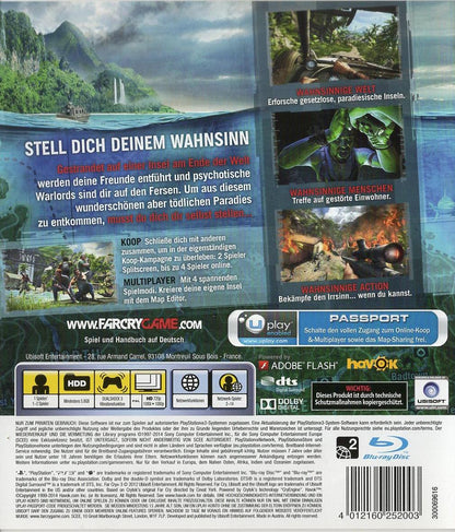 Far Cry 3 - PlayStation 3 Rückseite