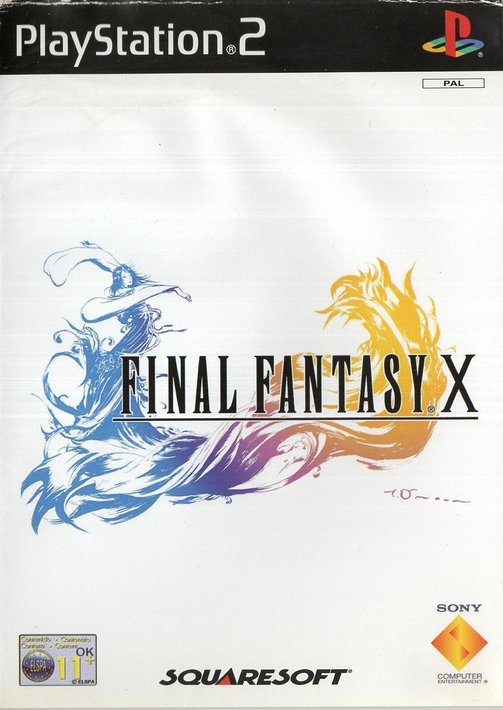 Final Fantasy X - PlayStation 2 Vorderseite