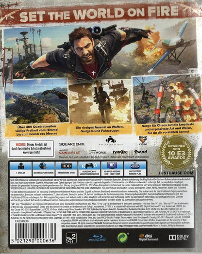 Just Cause 3 - PlayStation 4 Rückseite