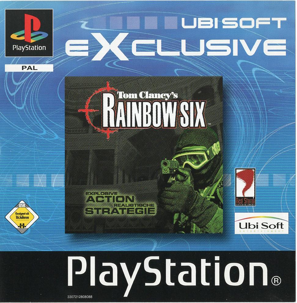 Tom Clancy's Rainbow Six - PlayStation 1 Vorderseite