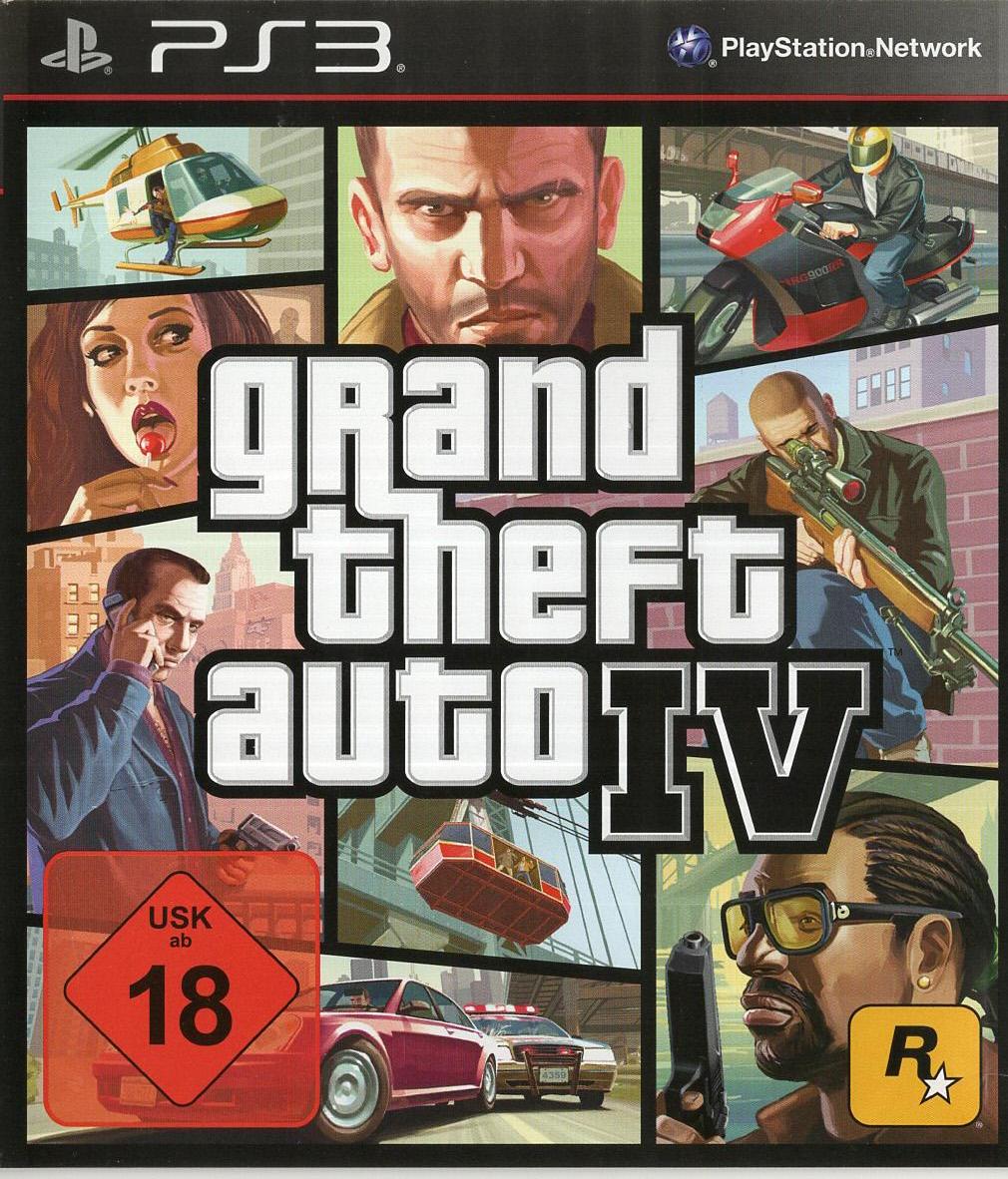 Grand Theft Auto IV - PlayStation 3 Vorderseite