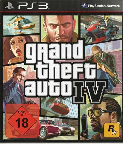 Grand Theft Auto IV - PlayStation 3 Vorderseite
