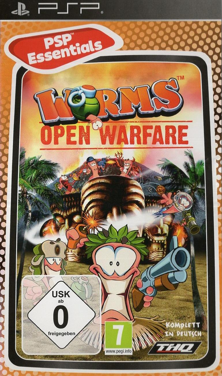 Worms: Open Warfare - PlayStation Portable Vorderseite