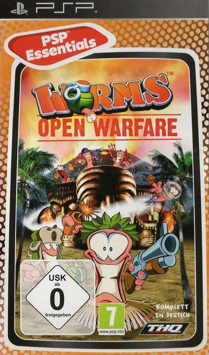 Worms: Open Warfare - PlayStation Portable Vorderseite