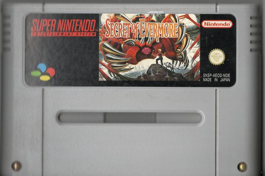 Secret of Evermore - Super Nintendo - Modul Vorderseite