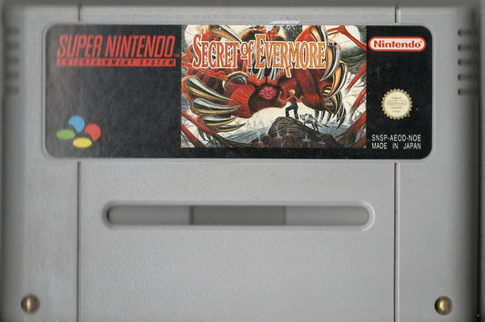 Secret of Evermore - Super Nintendo - Modul Vorderseite