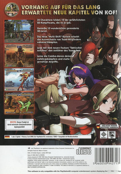 King of Fighters 2003 - PlayStation 2 Rückseite