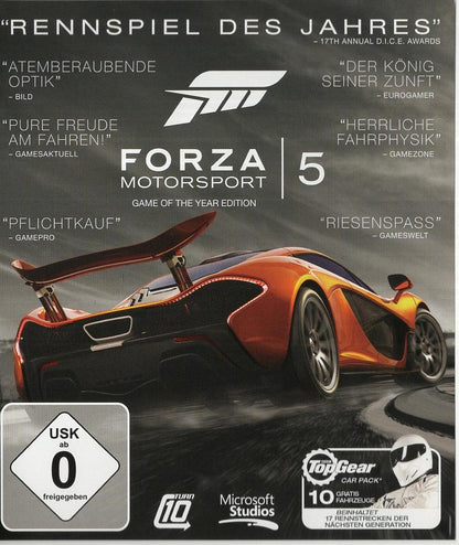 Forza Motorsport 5 - Xbox One Vorderseite