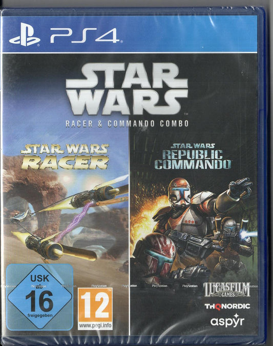Star Wars: Racer & Commando Combo - PlayStation 4 - Neu Vorderseite