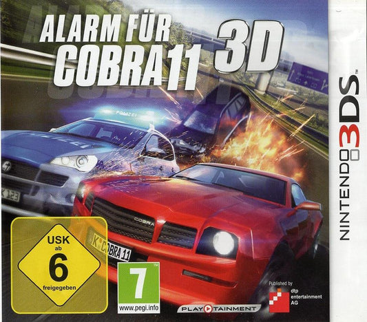 Alarm für Cobra 11 3D - Nintendo 3DS Vorderseite