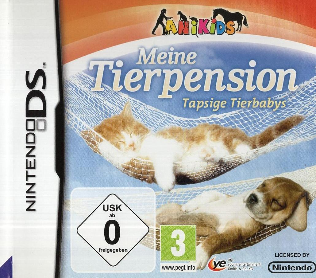 Meine Tierpension: Tapsige Tierbabys - Nintendo DS Vorderseite
