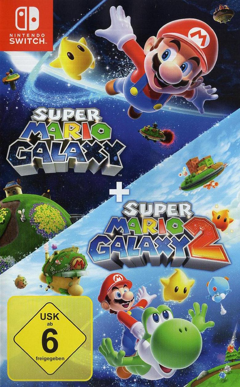 Super Mario Galaxy + Super Mario Galaxy 2 - Nintendo Switch Vorderseite