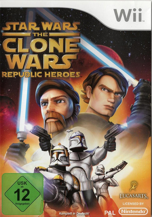 Star Wars: The Clone Wars - Republic Heroes - Nintendo Wii Vorderseite