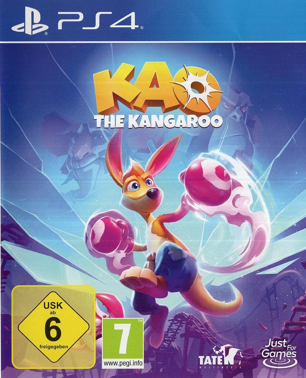 Kao the Kangaroo - PlayStation 4 Vorderseite