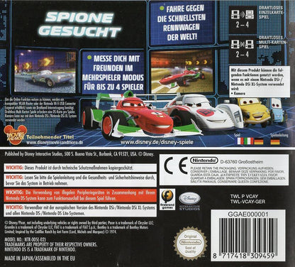 Cars 2 - Nintendo DS Rückseite