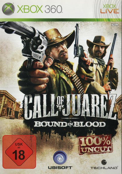 Call of Juarez: Bound in Blood - Xbox 360 Vorderseite