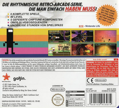 BIT.TRIP SAGA - Nintendo 3DS Rückseite