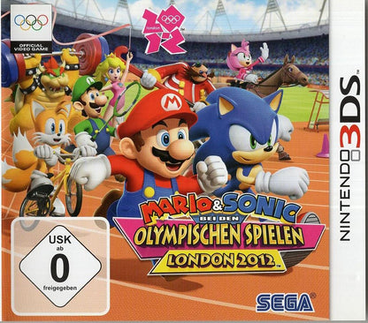 Mario & Sonic bei den Olympischen Spielen: London 2012 - Nintendo 3DS Vorderseite