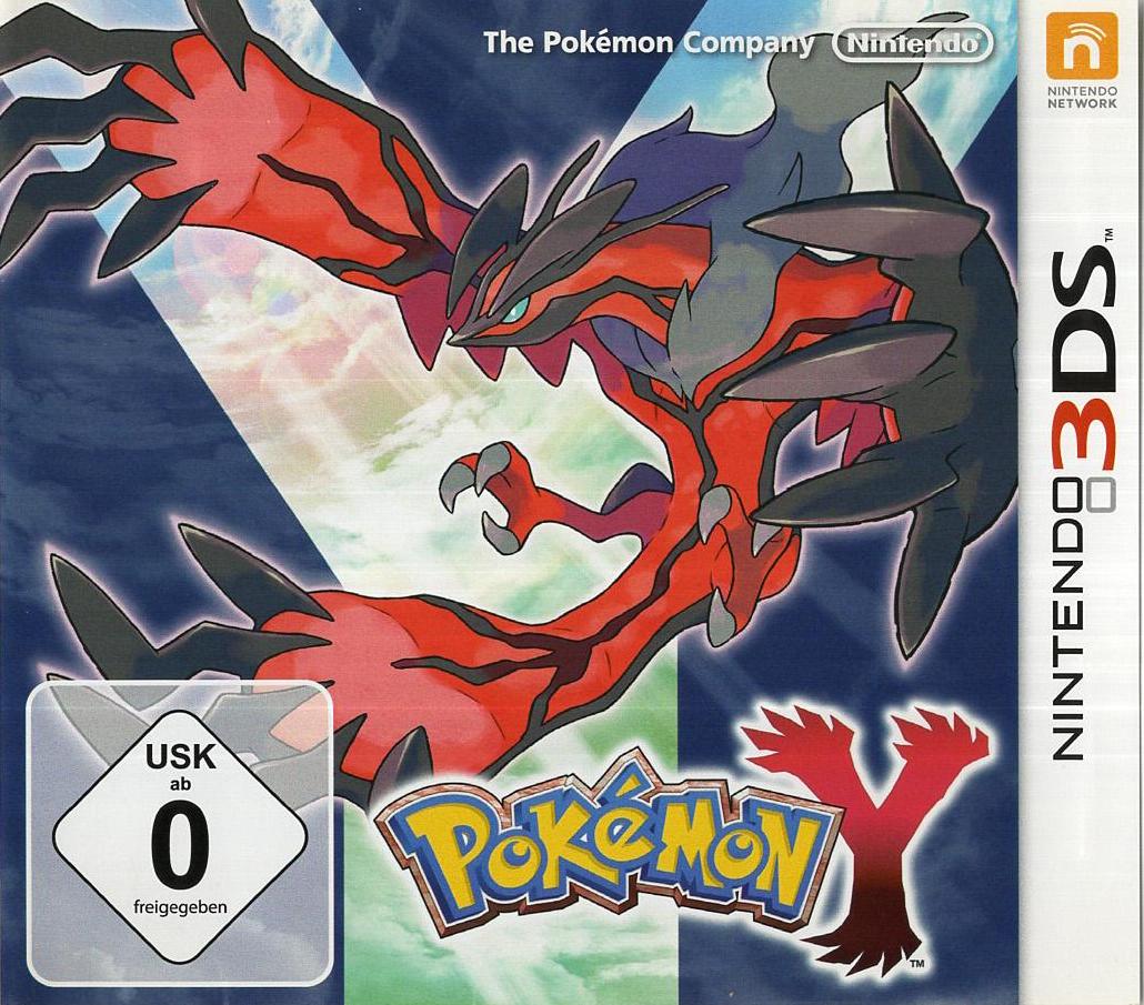 Pokémon Y - Nintendo 3DS Vorderseite