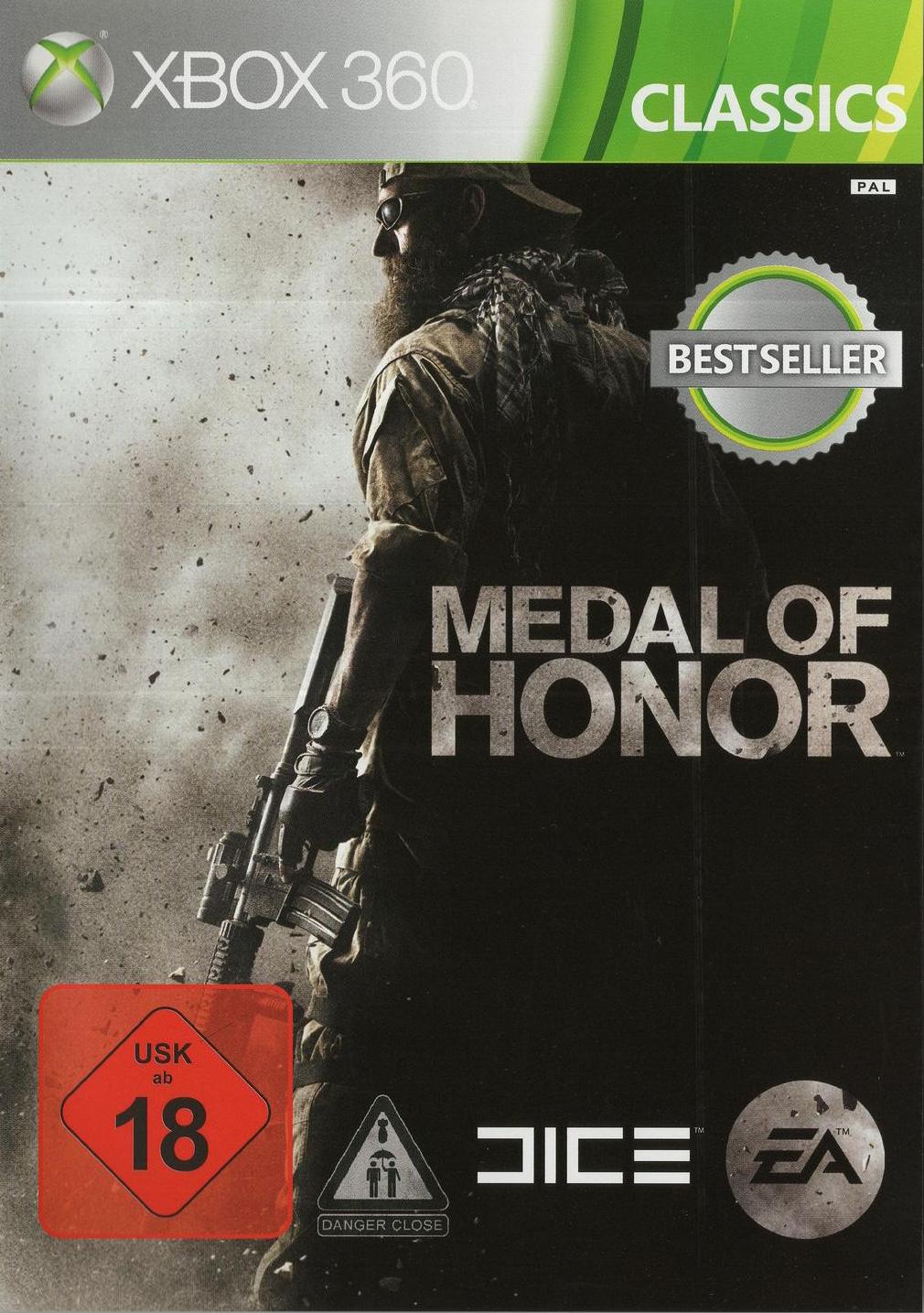 Medal of Honor - Xbox 360 Vorderseite