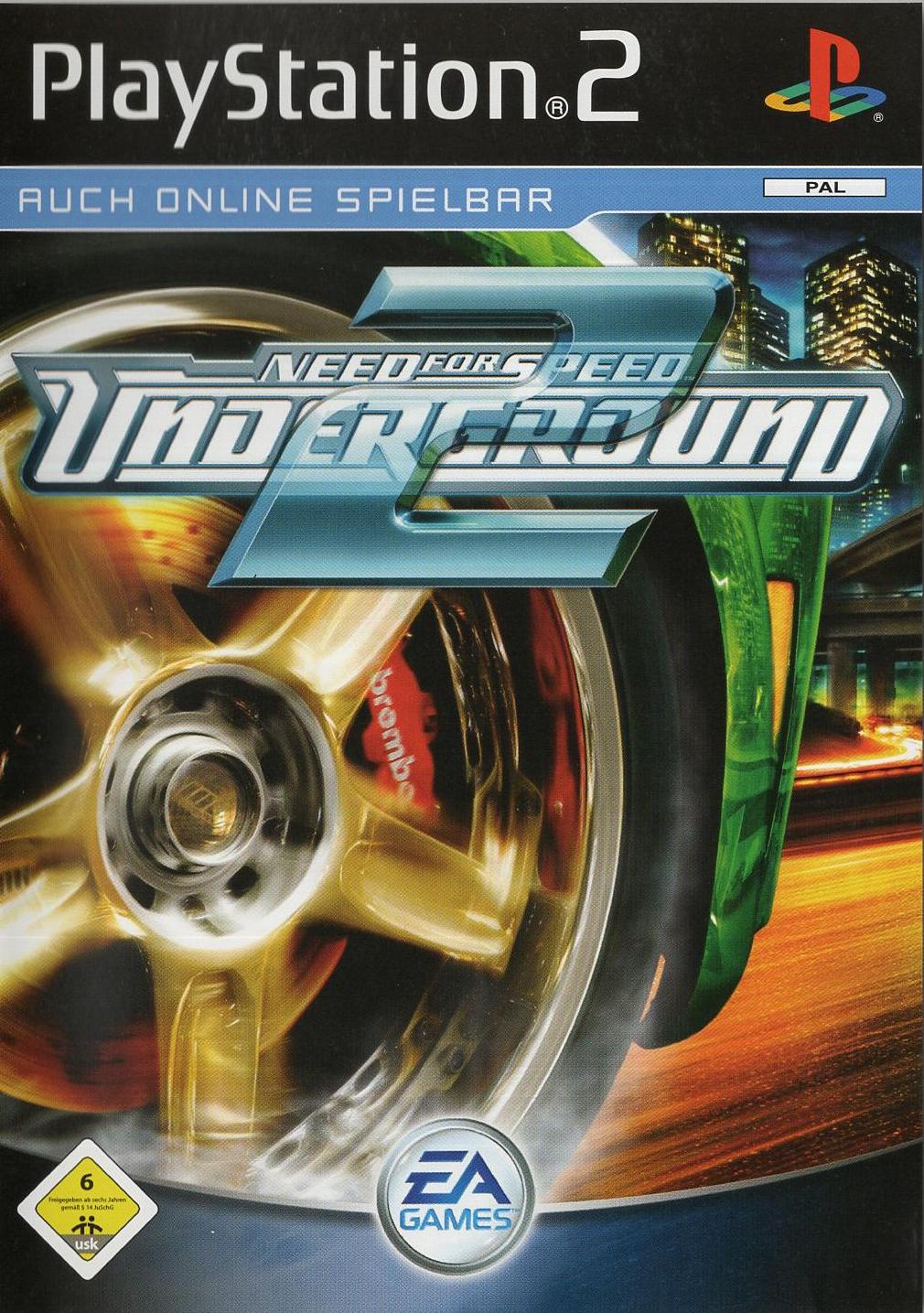 Need for Speed Underground 2 - PlayStation 2 Vorderseite