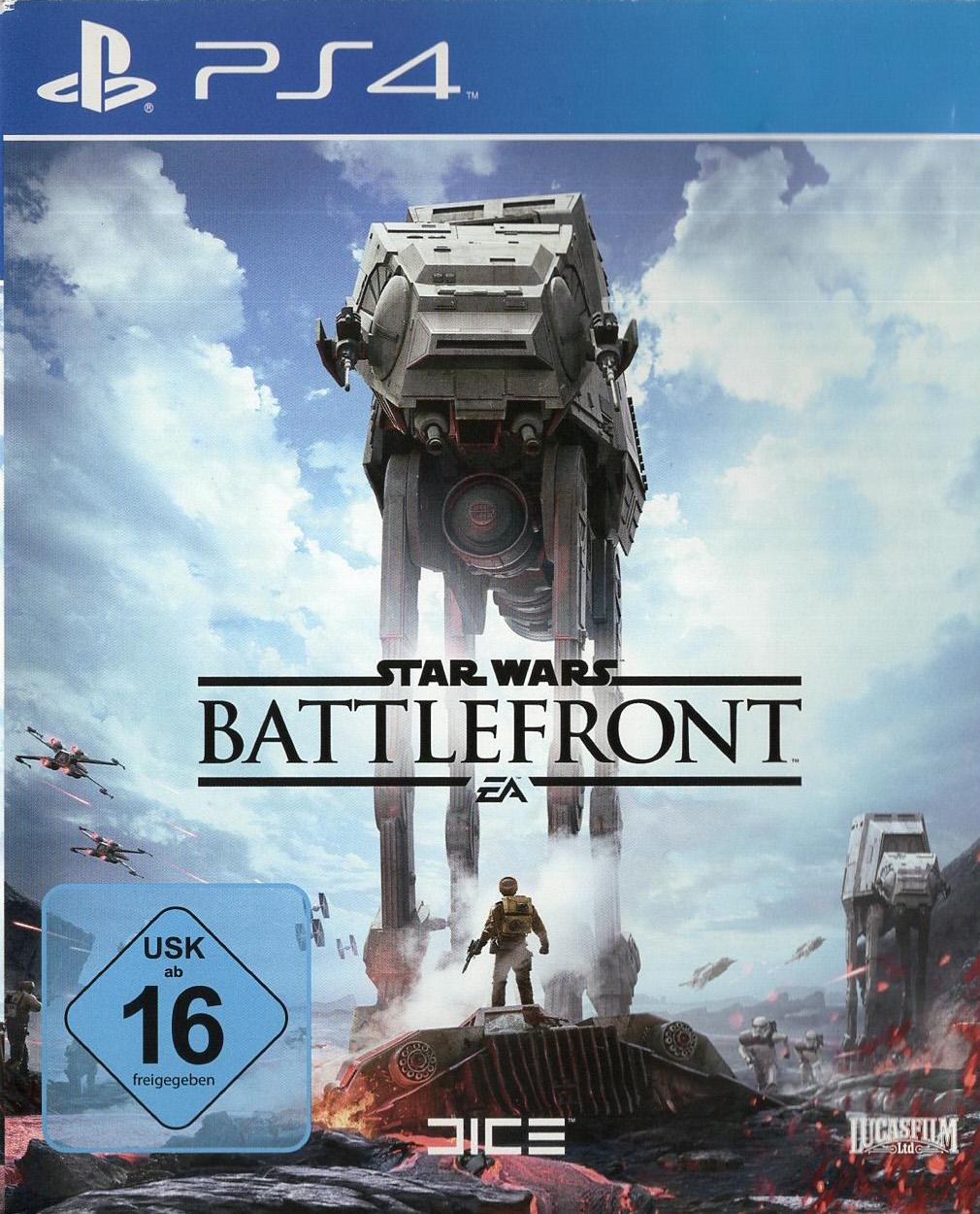 Star Wars Battlefront - PlayStation 4 Vorderseite