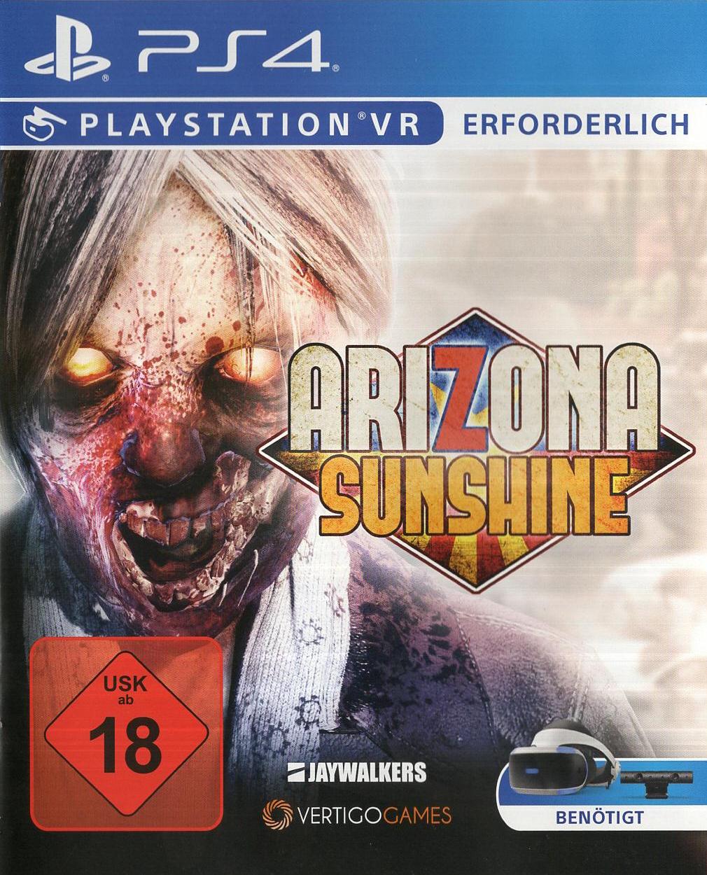 Arizona Sunshine - PlayStation 4 Vorderseite