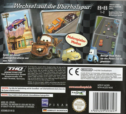 Cars - Nintendo DS Rückseite