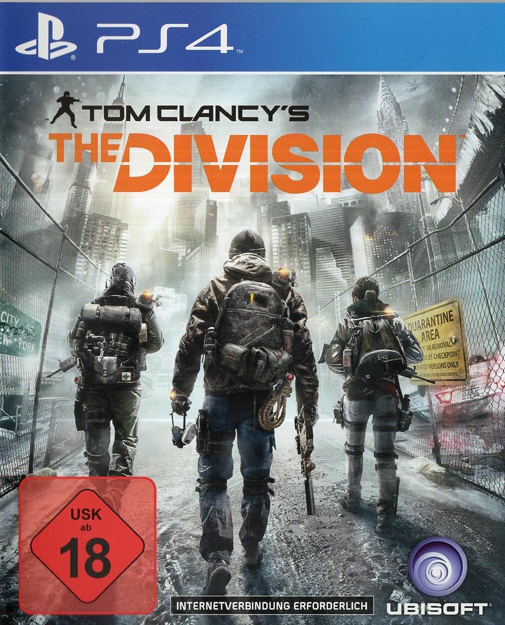 Tom Clancy's The Division - PlayStation 4 Vorderseite