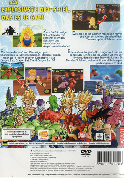 Dragon Ball Z: Budokai Tenkaichi 2 - PlayStation 2 Rückseite