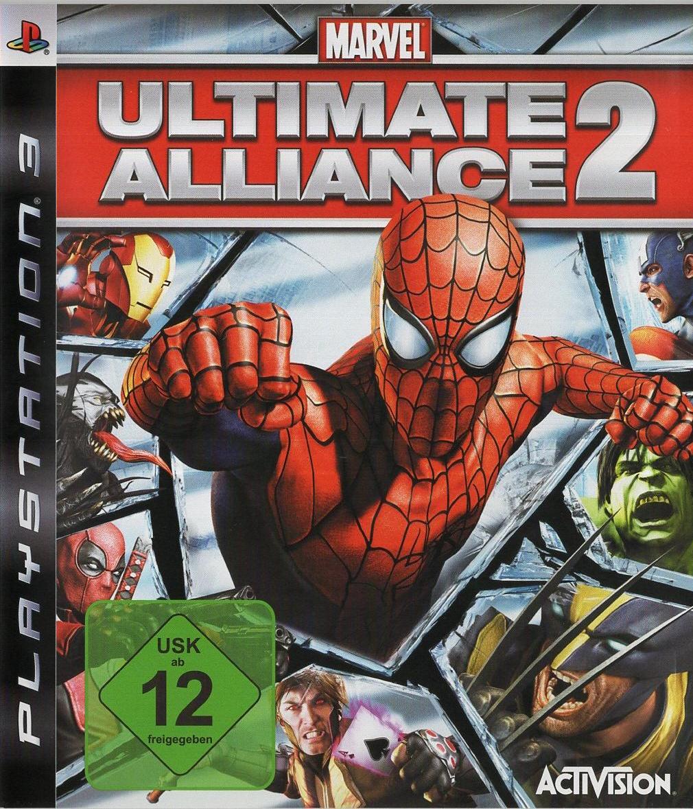 Marvel: Ultimate Alliance 2 - PlayStation 3 Vorderseite