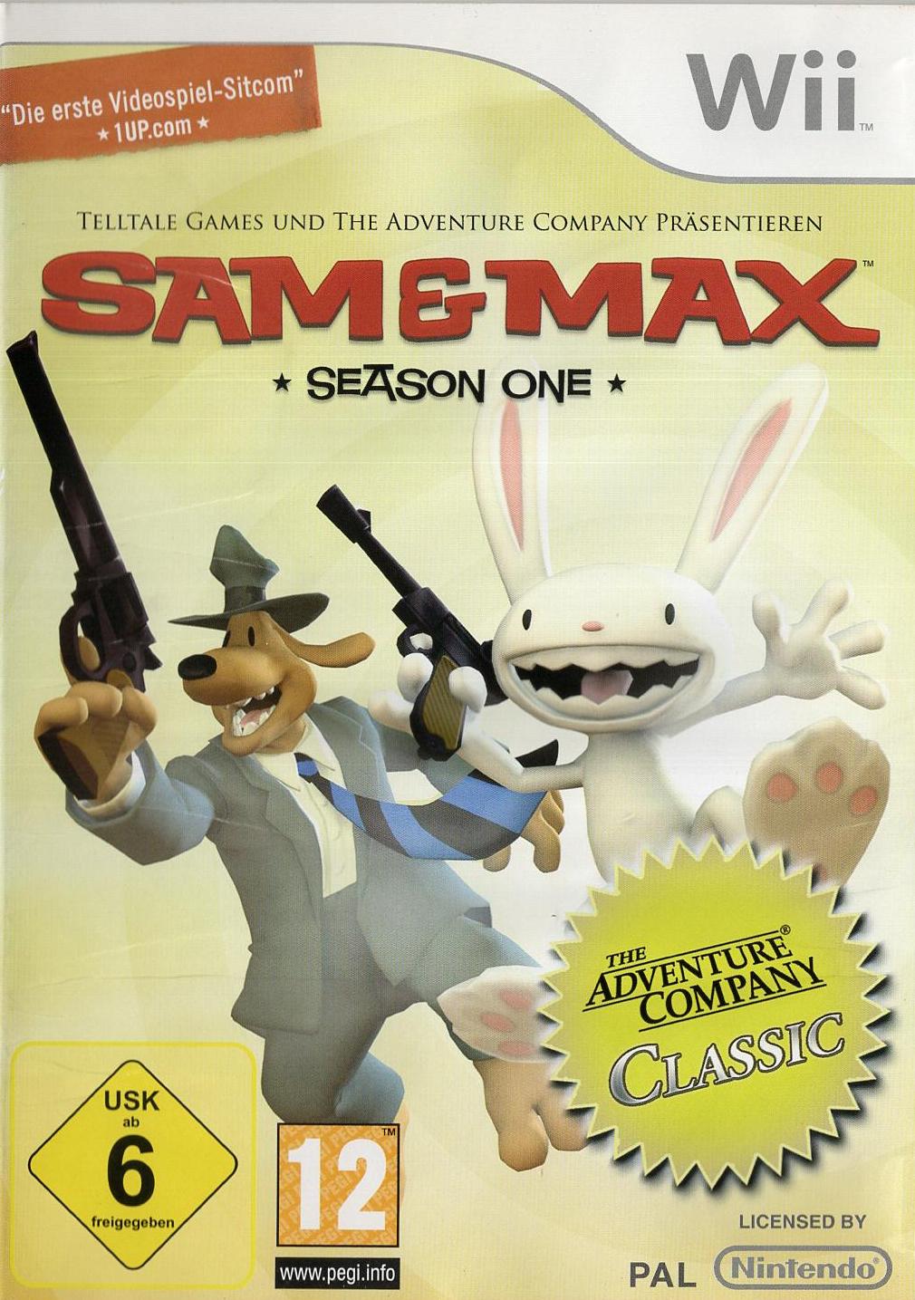 Sam & Max Season One - Nintendo Wii Vorderseite