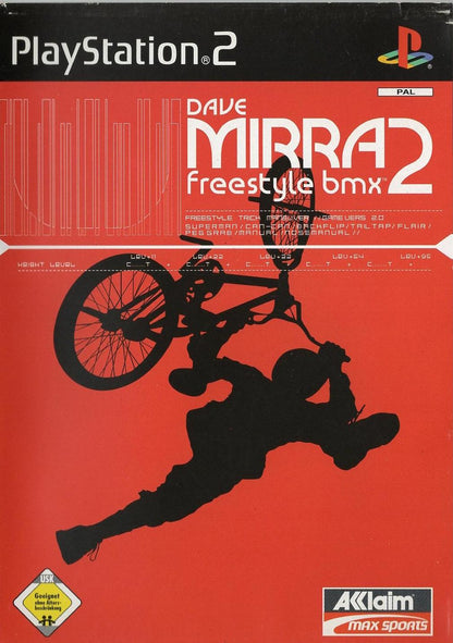 Dave Mirra Freestyle BMX 2 - PlayStation 2 Vorderseite