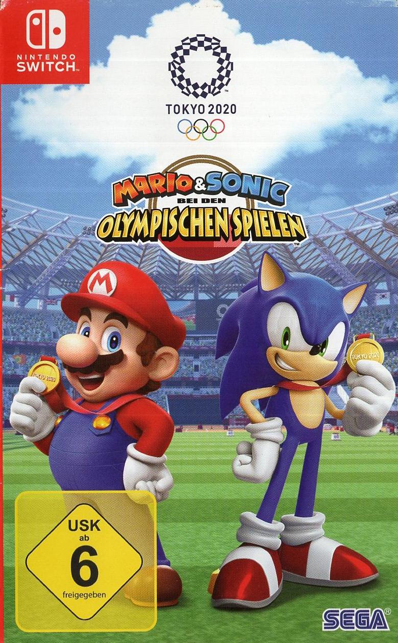 Mario & Sonic bei den Olympischen Spielen: Tokyo 2020 - Nintendo Switch Vorderseite