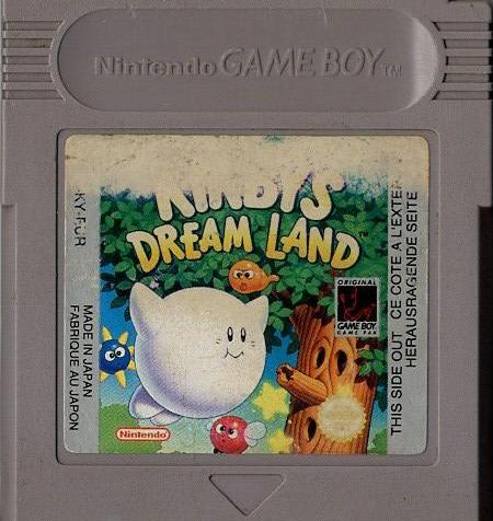 Kirby's Dream Land - Game Boy - Modul Vorderseite