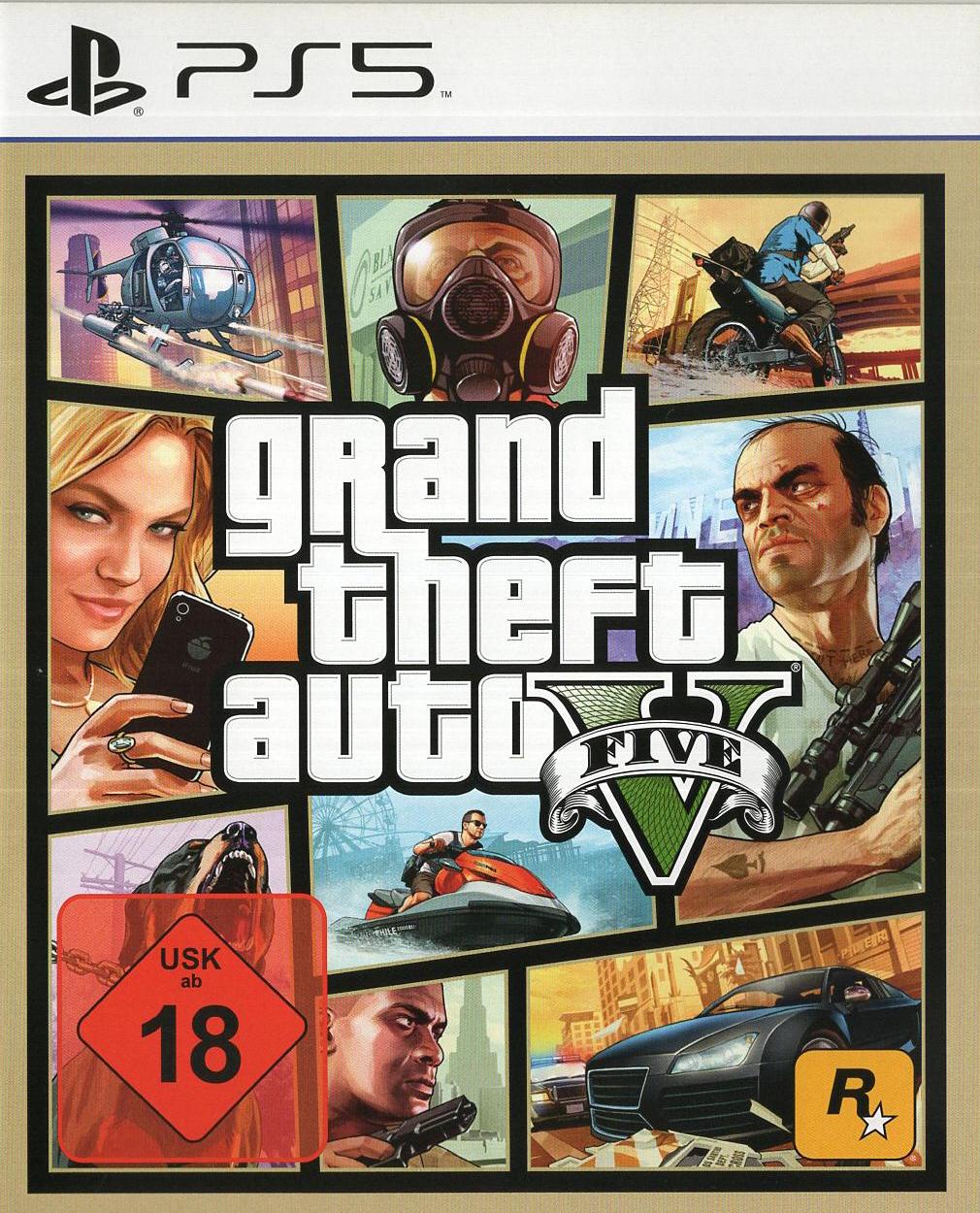 Grand Theft Auto V - PlayStation 5 Vorderseite