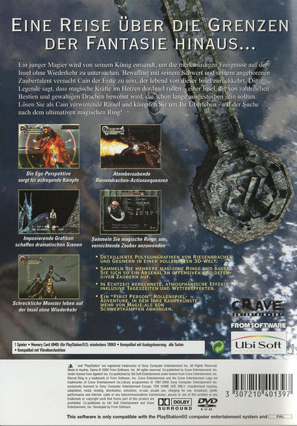 Eternal Ring - PlayStation 2 Rückseite