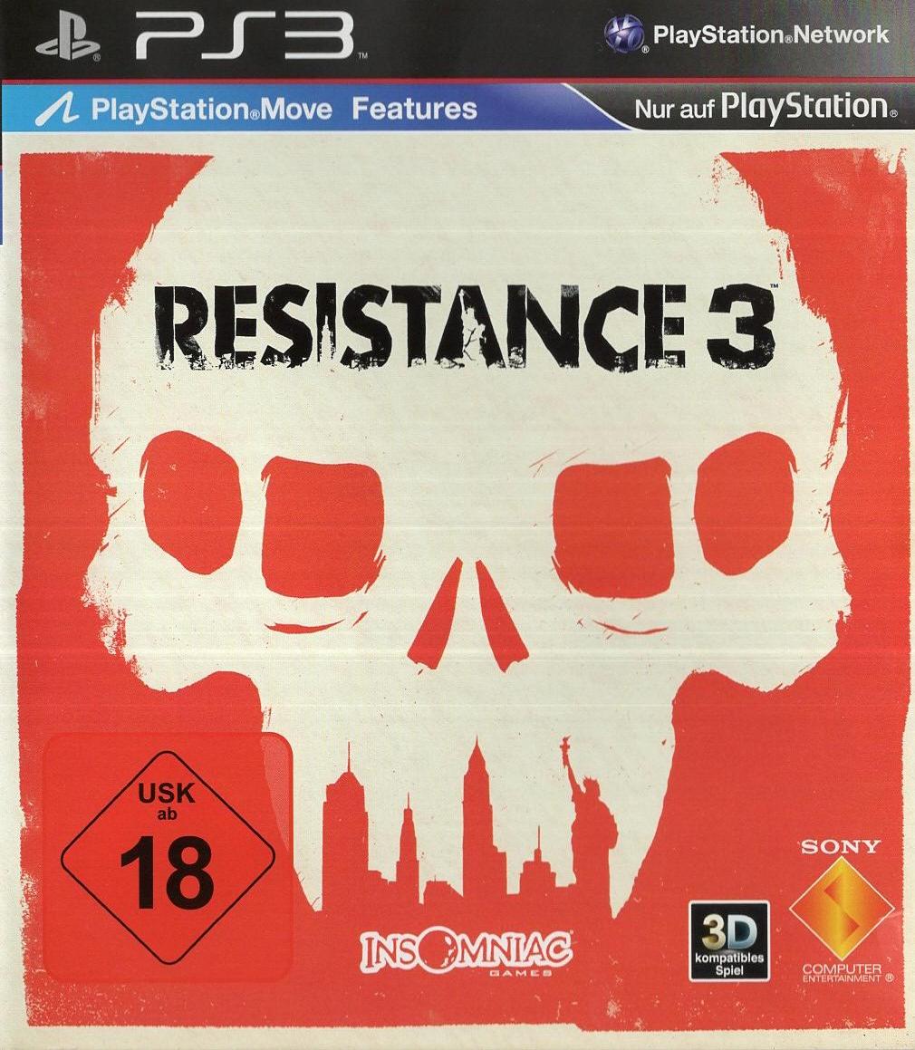 Resistance 3 - PlayStation 3 Vorderseite