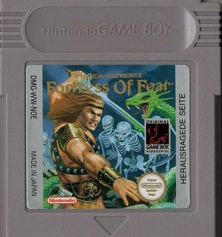 Fortress of Fear - Game Boy - Modul Vorderseite