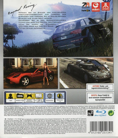 Test Drive Unlimited 2 - PlayStation 3 Rückseite