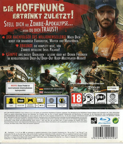 Dead Island Riptide - PlayStation 3 Rückseite