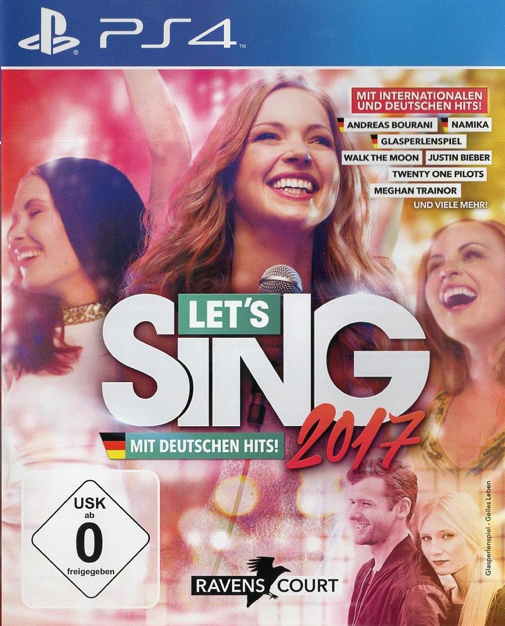 Let's Sing 2017 mit deutschen Hits - PlayStation 4 Vorderseite