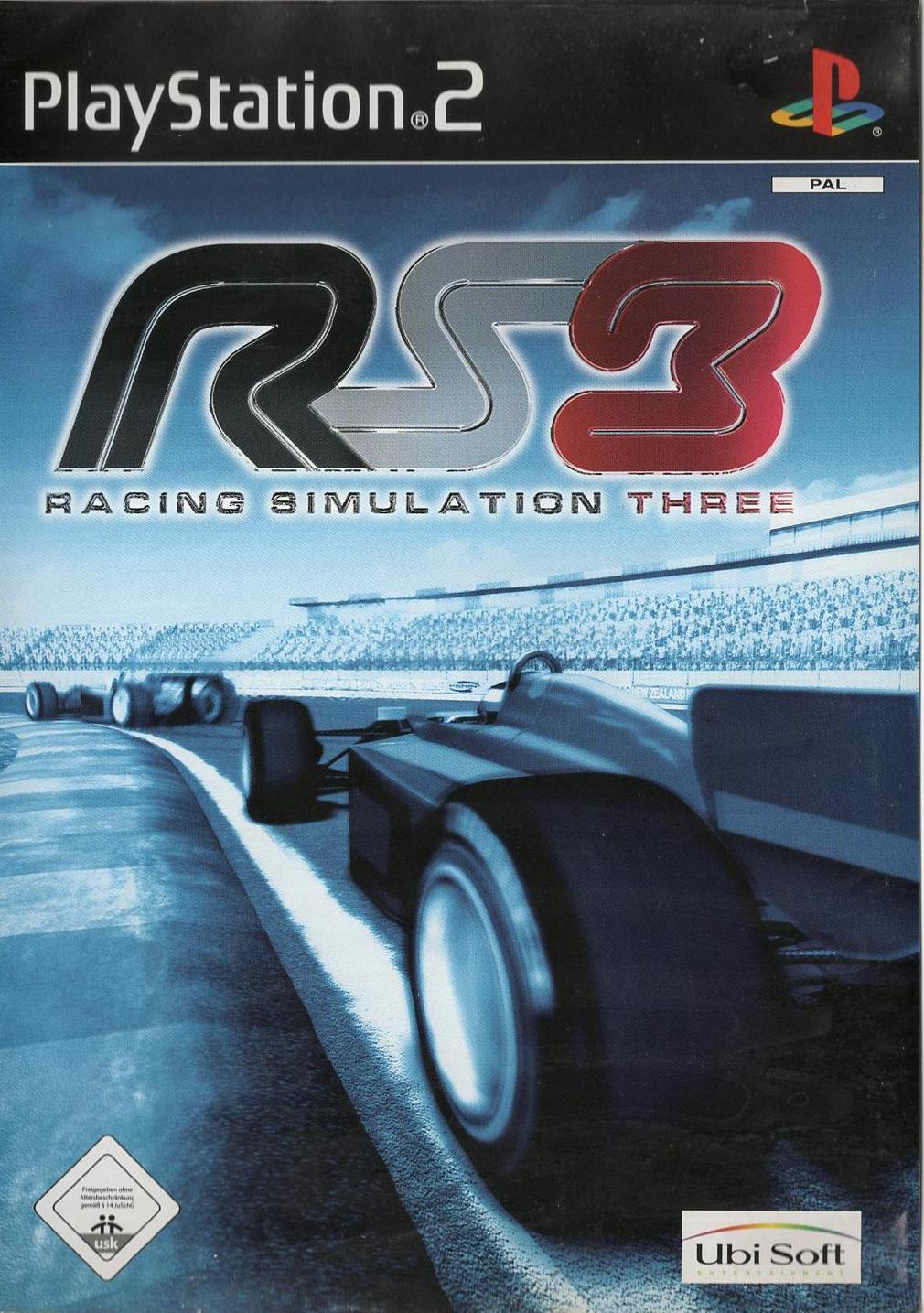Racing Simulation Three - PlayStation 2 Vorderseite