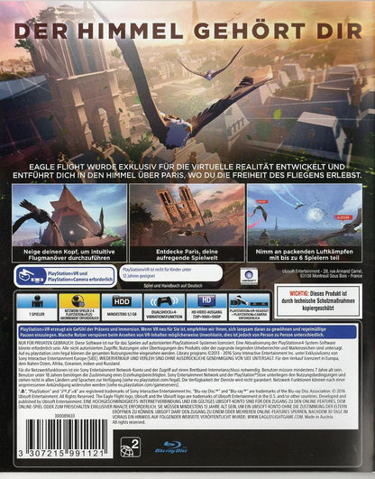 Eagle Flight - PlayStation 4 Rückseite