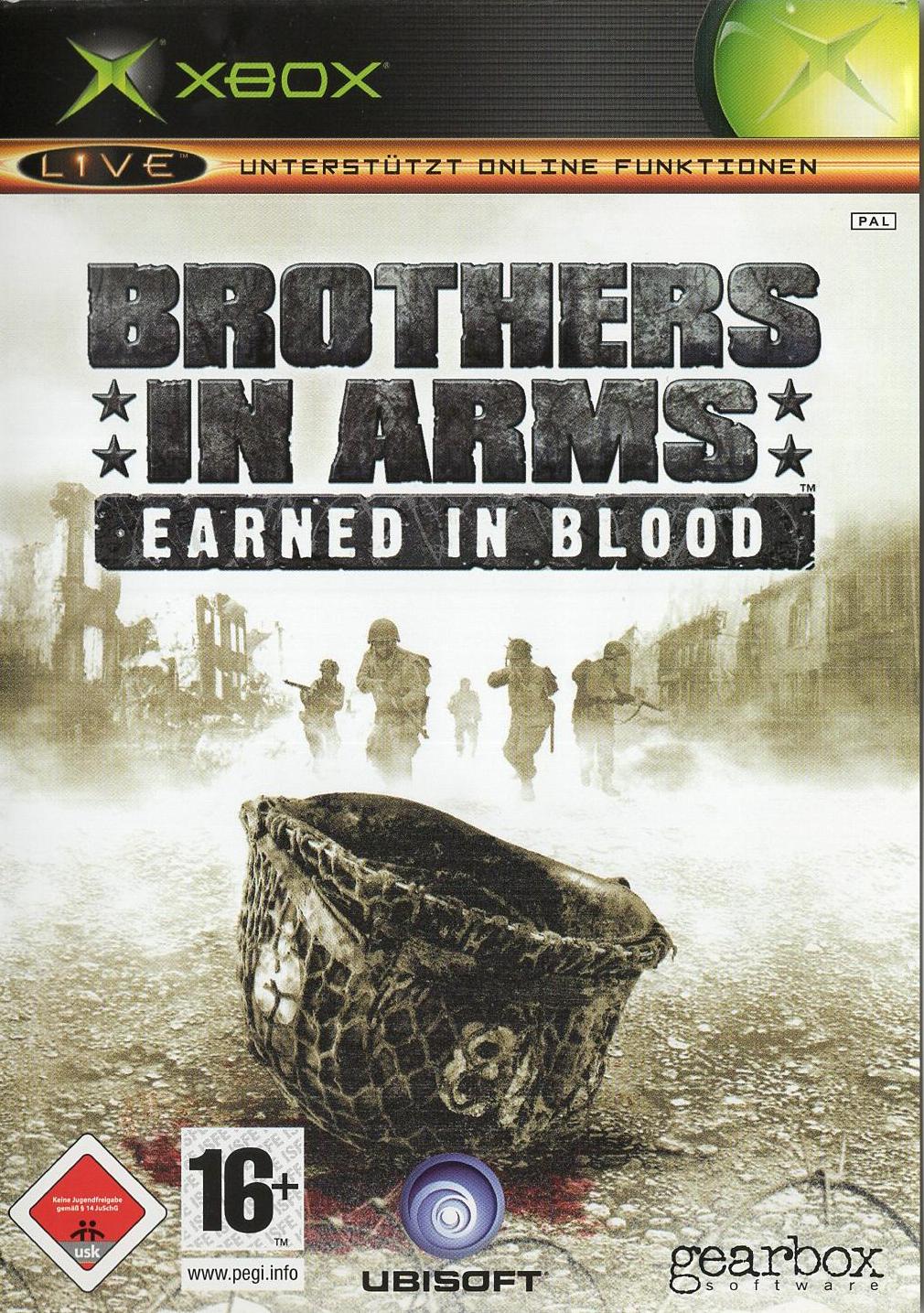 Brothers in Arms: Earned in Blood - Xbox Vorderseite