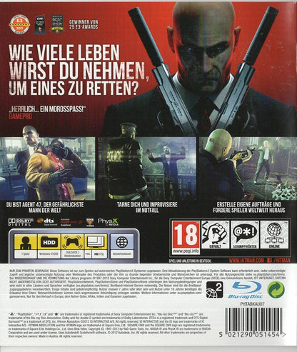 Hitman Absolution - PlayStation 3 Rückseite