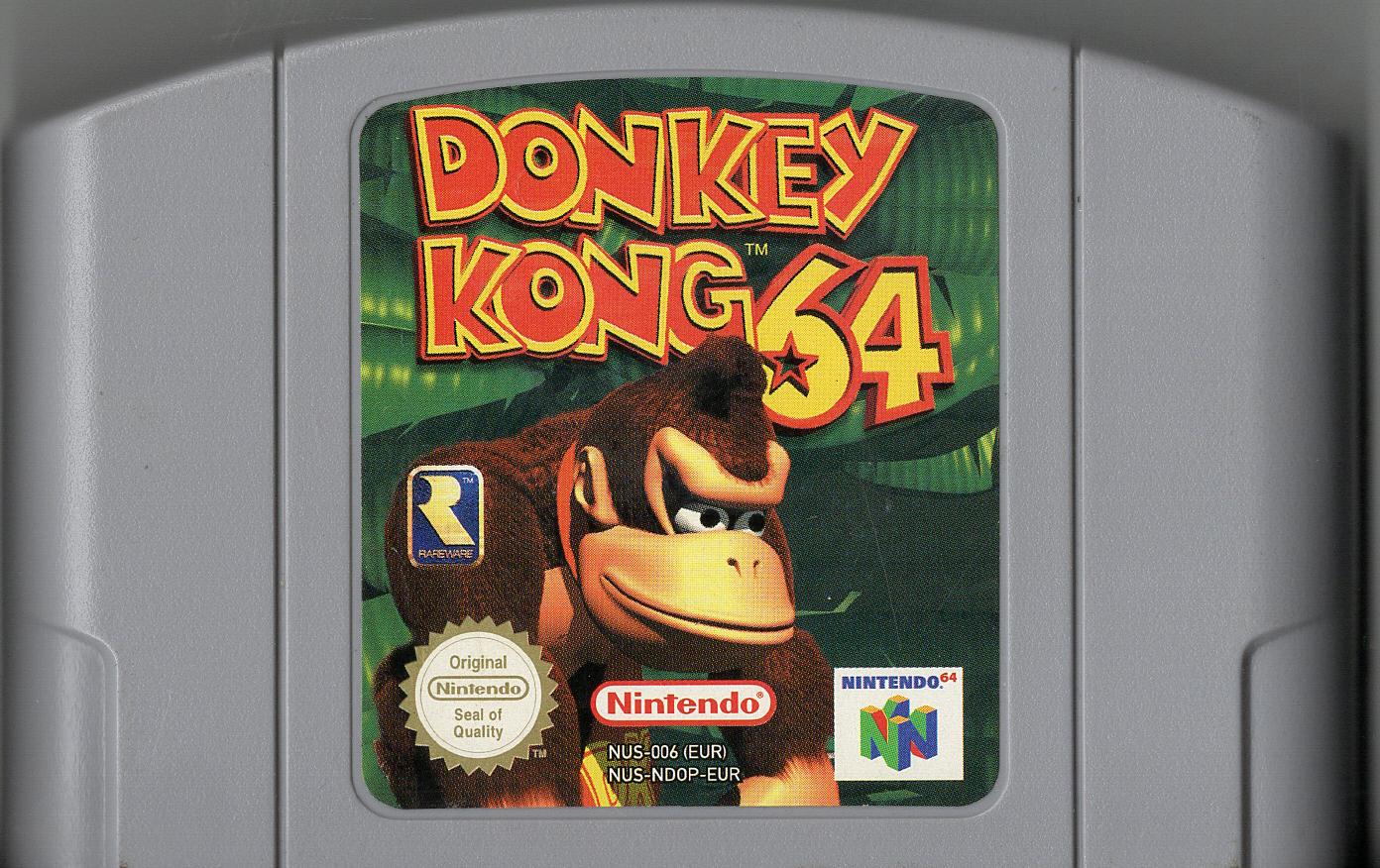 Donkey Kong 64 - Nintendo 64 - Modul Vorderseite