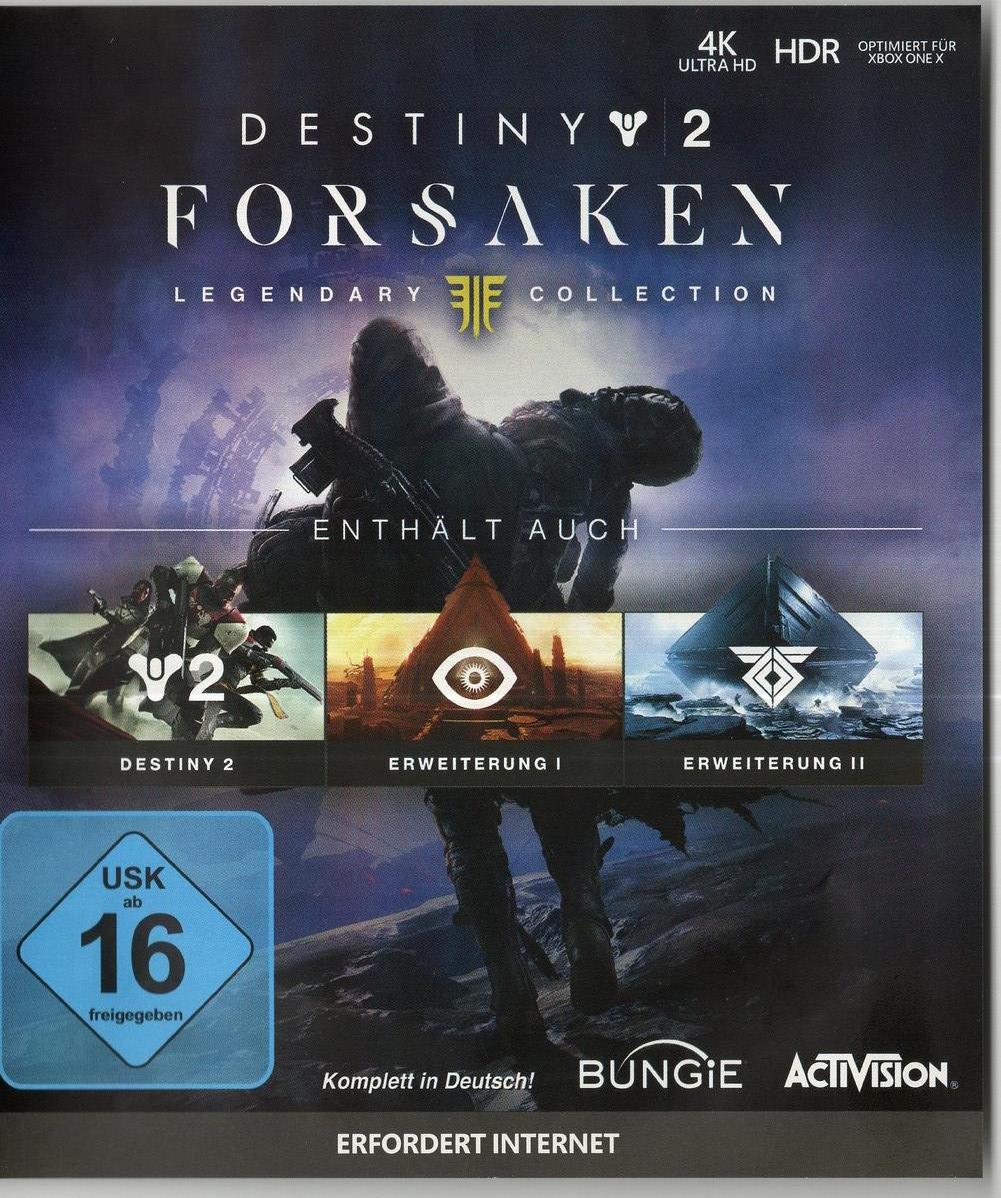 Destiny 2: Forsaken - Legendary Collection - Xbox One Vorderseite