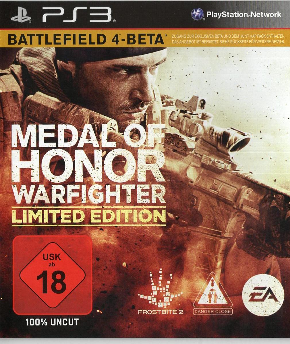 Medal of Honor: Warfighter Limited Edition - PlayStation 3 Vorderseite