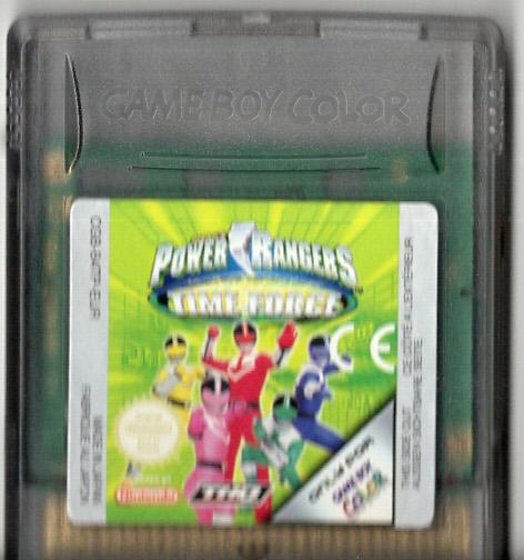 Power Rangers Time Force - Game Boy Color - Modul Vorderseite